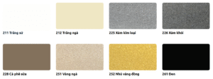 Keo chà ron webercolor shine epoxy 2 thành phần cao cấp 2 Keo chà ron Webercolor shine epoxy 2 thành phần