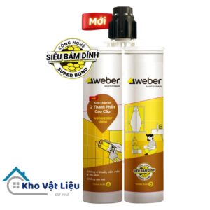 Keo chà ron Webercolor shine epoxy 2 thành phần