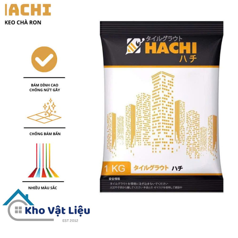Keo chà ron Hachi chống mốc cao cấp túi 1kg 1 keo chà ron hachi