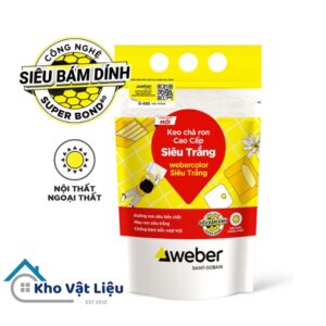 keo chà ron webercolor siêu trắng cho mọi khu vực