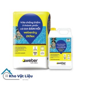 Vữa chống thấm gốc xi măng 2 thành phần Weberdry 2kflex